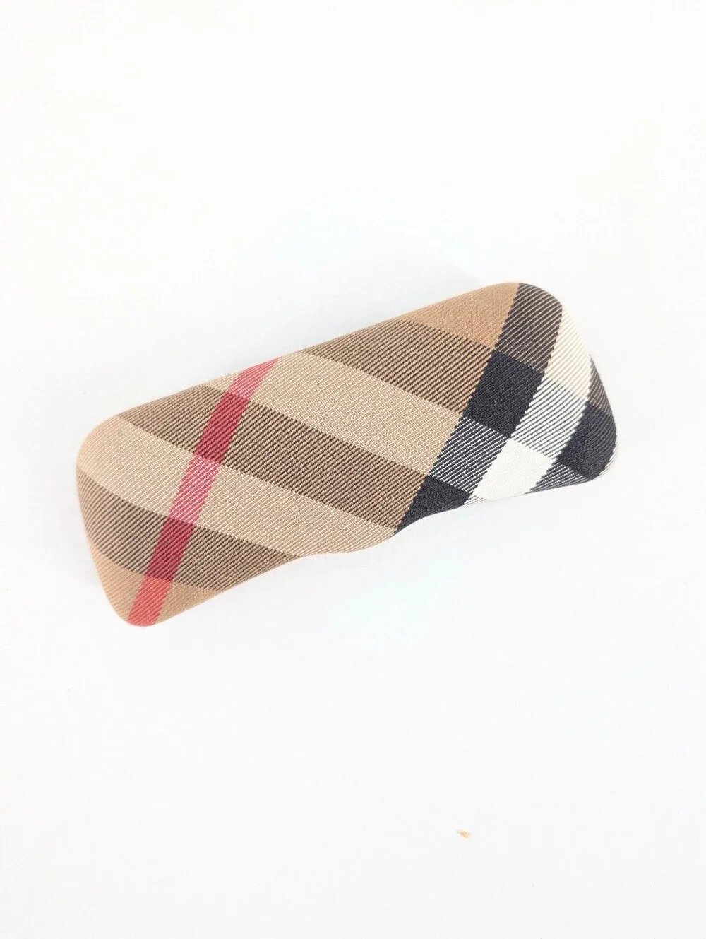 3/$20 Burberry Nova Check Eyeglass Hardshell Clamshell Case Tan Red Black